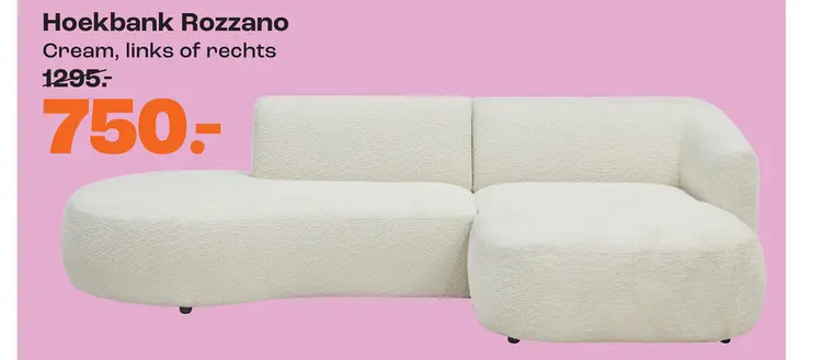 Aanbieding: Hoekbank Rozzano