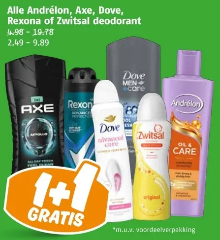 Aanbieding: deodorant