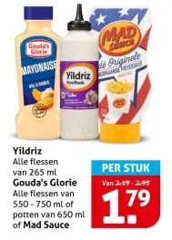 Aanbieding: Yildriz, Gouda's Glorie, Mad Sauce