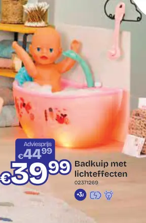 Aanbieding: Badkuip met lichteffecten