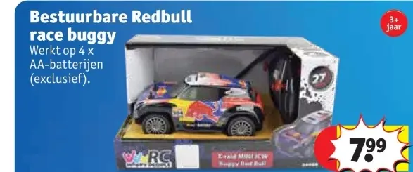 Promotie: Bestuurbare Redbull race buggy