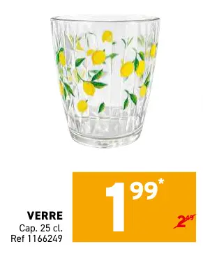 Offre: Verre