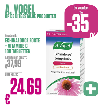 Aanbieding: ECHINAFORCE FORTE + VITAMINE C TABLETTEN