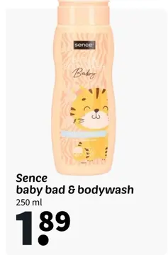Aanbieding: Sence baby bad & bodywash