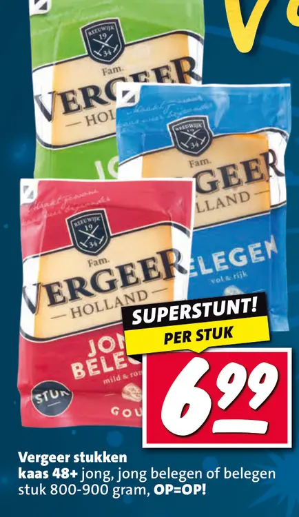 Aanbieding: Vergeer stukken