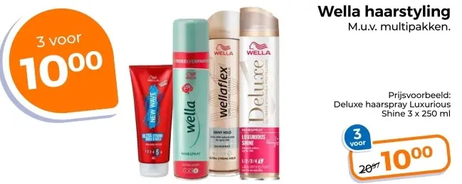 Aanbieding: Wella haarstyling
