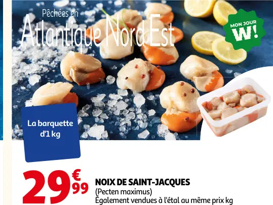 Promotie: Noix de saint-jacques