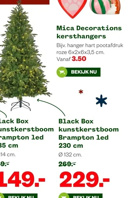 Aanbieding: Kunstkerstboom