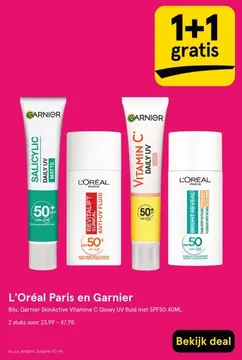 Aanbieding: L'Oréal Paris en Garnier