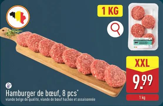 Offre: Hamburger de bœuf