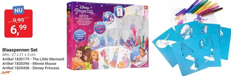 Aanbieding: Blaaspennen Set