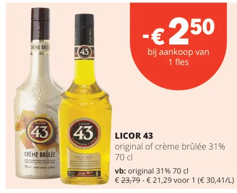 Promotie: Licor 43