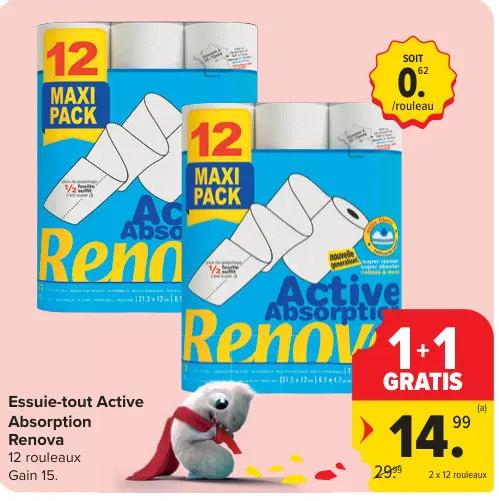 Offre: Essuie-tout Active Absorption