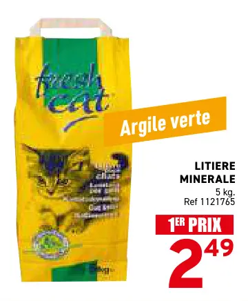 Offre: Litiere minerale