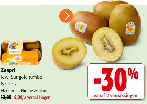 Promotie: Kiwi Sungold jumbo