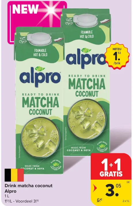 Promotie: matcha coconut