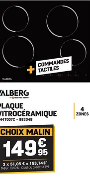 Offre: Plaque vitrocéramique