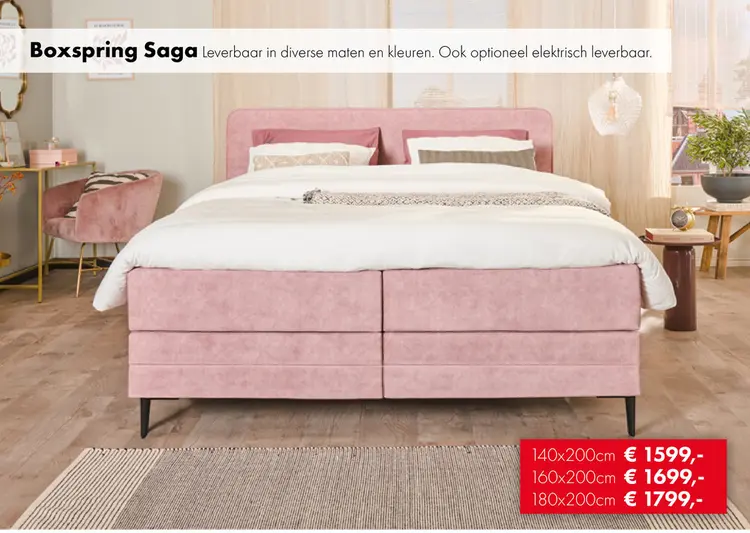 Promotie: Saga boxspring