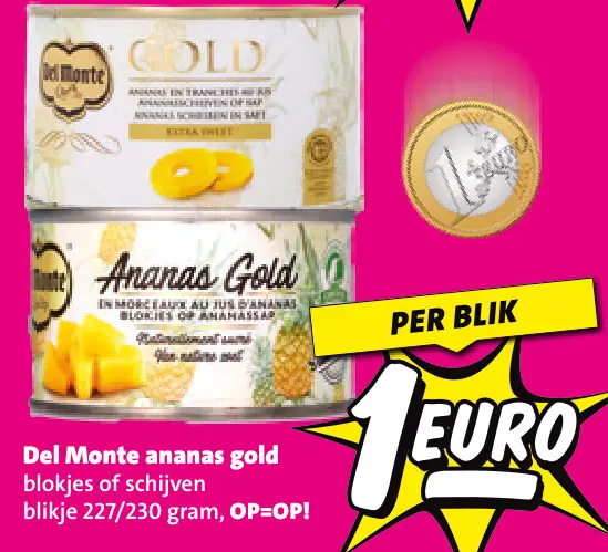Aanbieding: Del Monte ananas gold
