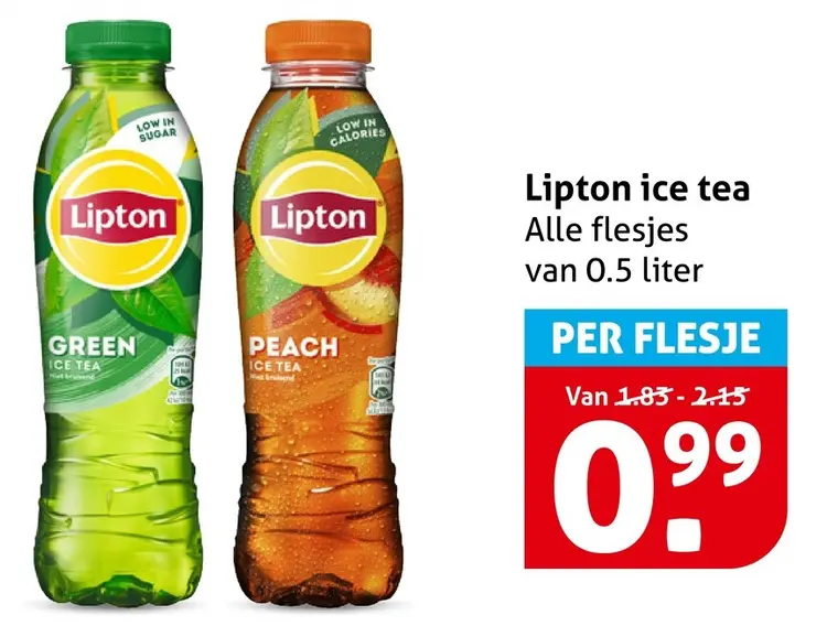 Aanbieding: Lipton ice tea