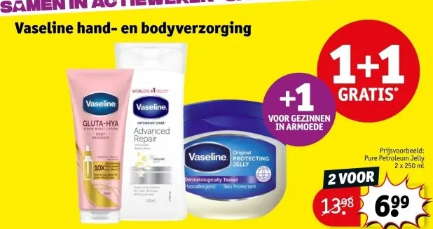 Aanbieding: Vaseline hand- en bodyverzorging