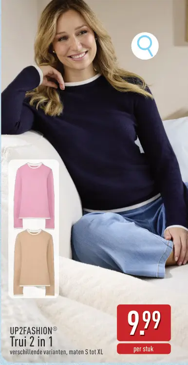 Promotie: Trui 2 in 1
