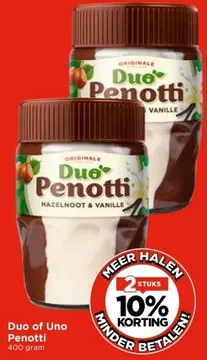 Aanbieding: Duo of Uno Penotti