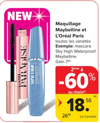 Offre: Maquillage