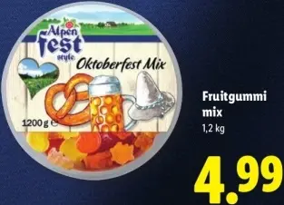Aanbieding: Alpen Fest Style Fruitgummi mix