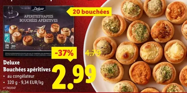 Offre: Bouchées apéritives