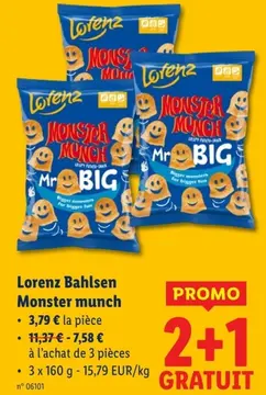 Offre: Lorenz Bahlsen Monster munch