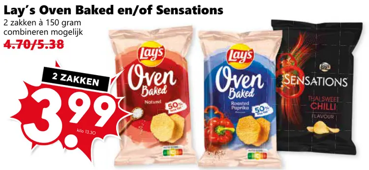 Aanbieding: Oven Baked en/of Sensations
