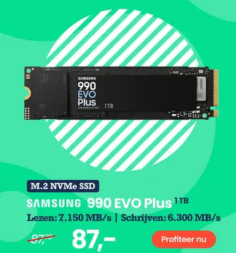 Aanbieding: SAMSUNG 990 EVO Plus