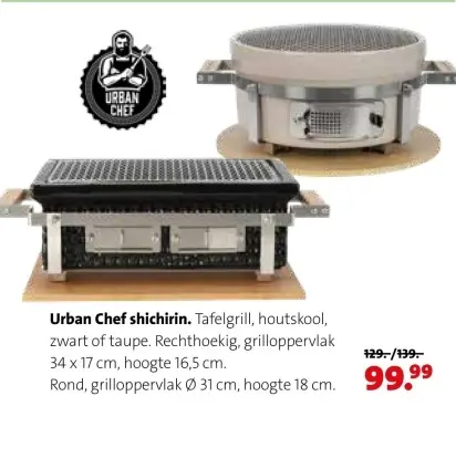 Aanbieding: Urban Chef Shichirin