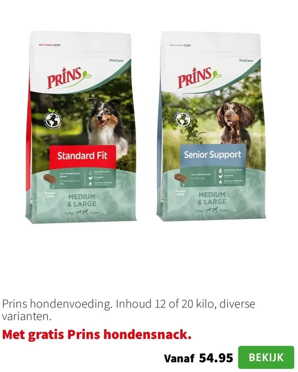 Aanbieding: ProCare Standard Fit & Senior Support