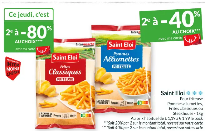Offre: Saint Eloi pour friteuse