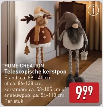 Aanbieding: Telescopische kerstpop