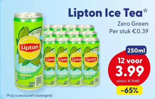 Aanbieding: Ice Tea Zero Green