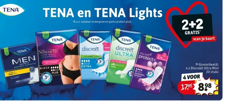 Promotie: TENA en TENA Lights