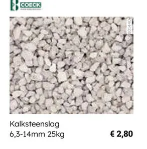 Aanbieding: Kalksteenslag
