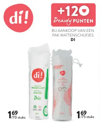 Aanbieding: Wattenschijfjes