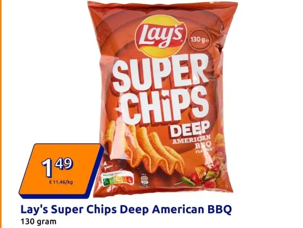 Aanbieding: Super Chips Deep American BBQ