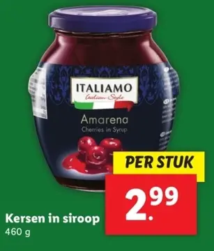 Aanbieding: Kersen in siroop