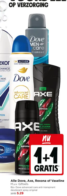 Aanbieding: Alle Dove, Axe, Rexona of Vaseline