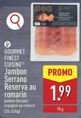 Offre: Jambon Serrano Reserva au romarin