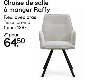 Offre: Chaise de salle à manger Raffy