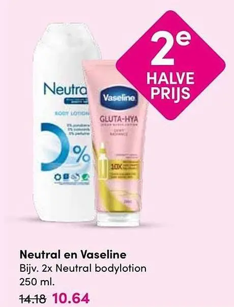 Aanbieding: Neutral en Vaseline