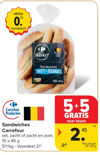 Promotie: Sandwiches