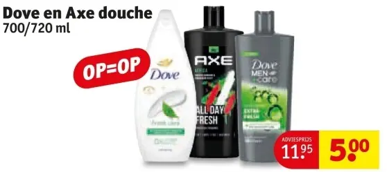 Aanbieding: Dove en Axe douche