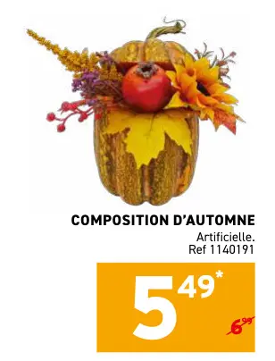 Offre: Composition d'automne